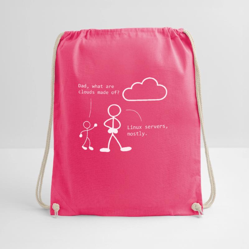 Cloud Witz ITler Programmierer Computerfachmann Turnbeutel