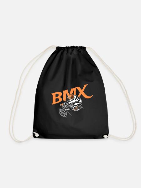 BMX Rasse - Turnbeutel - Schwarz