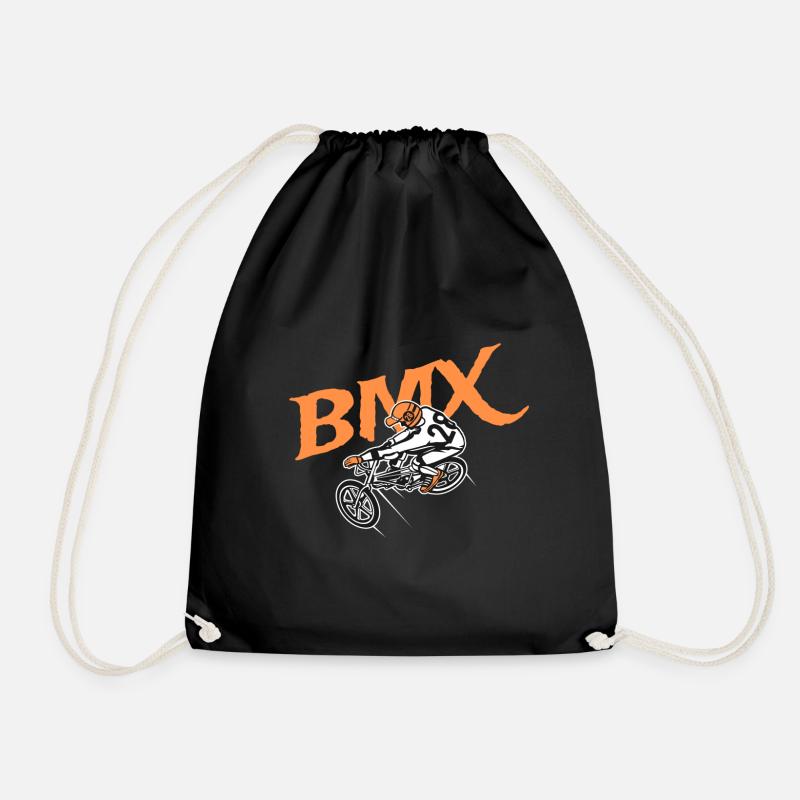 BMX Rasse - Turnbeutel - Schwarz