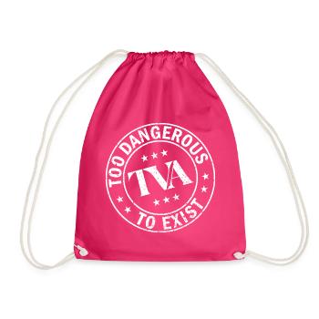 TOO DANGEROUS TO EXIST - Drawstring Bag - fuchsia - Front