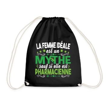Pharmacienne Pharmacie Pharmacien Métier Humour - Sac de sport léger - noir - Devant