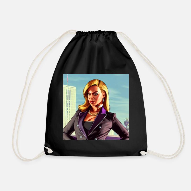 GTA5 Look - Be.Yonce - Drawstring Bag - black