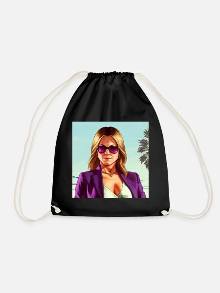 GTA5 Look - Jennifer Aniston - Turnbeutel - Schwarz