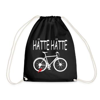 Hätte Hätte Fahrradkette - Turnbeutel - Schwarz - Vorne