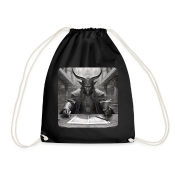 Evil Devil - Drawstring Bag - black - Front