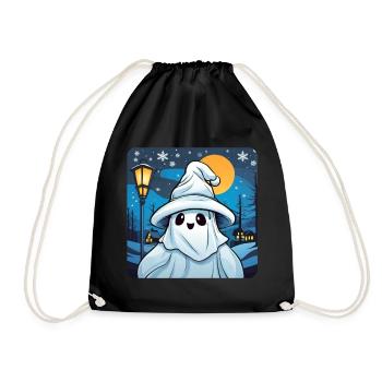 Mignon petit croque-mitaine - Sac de sport léger - noir - Devant
