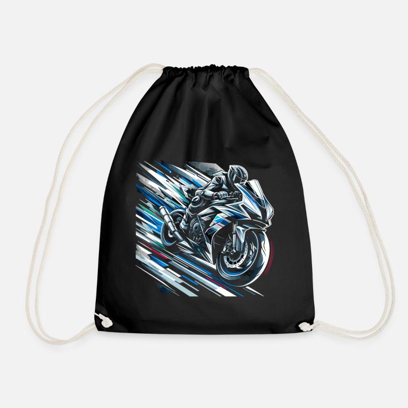 Speed Spectrum - Drawstring Bag - black