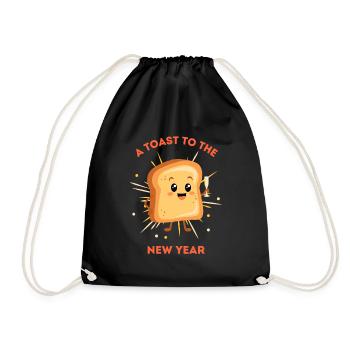 Un toast à la nouvelle année - Sac de sport léger - noir - Devant