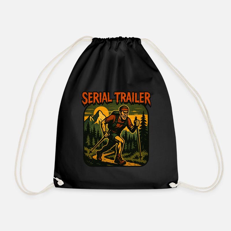 Serial Trailer - Turnbeutel - Schwarz