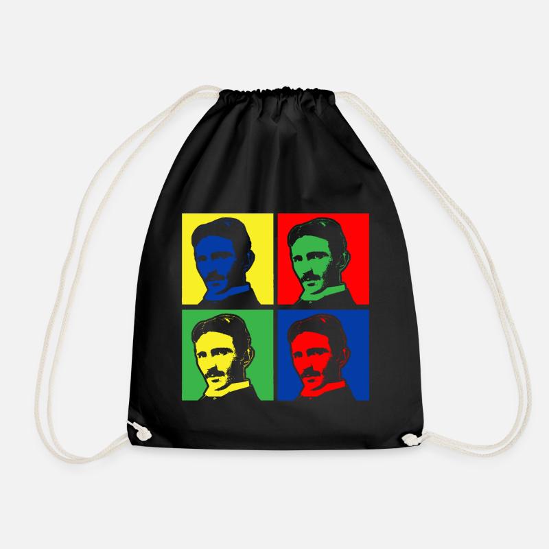 Pop Art Nikola Tesla - Sac de sport léger - noir