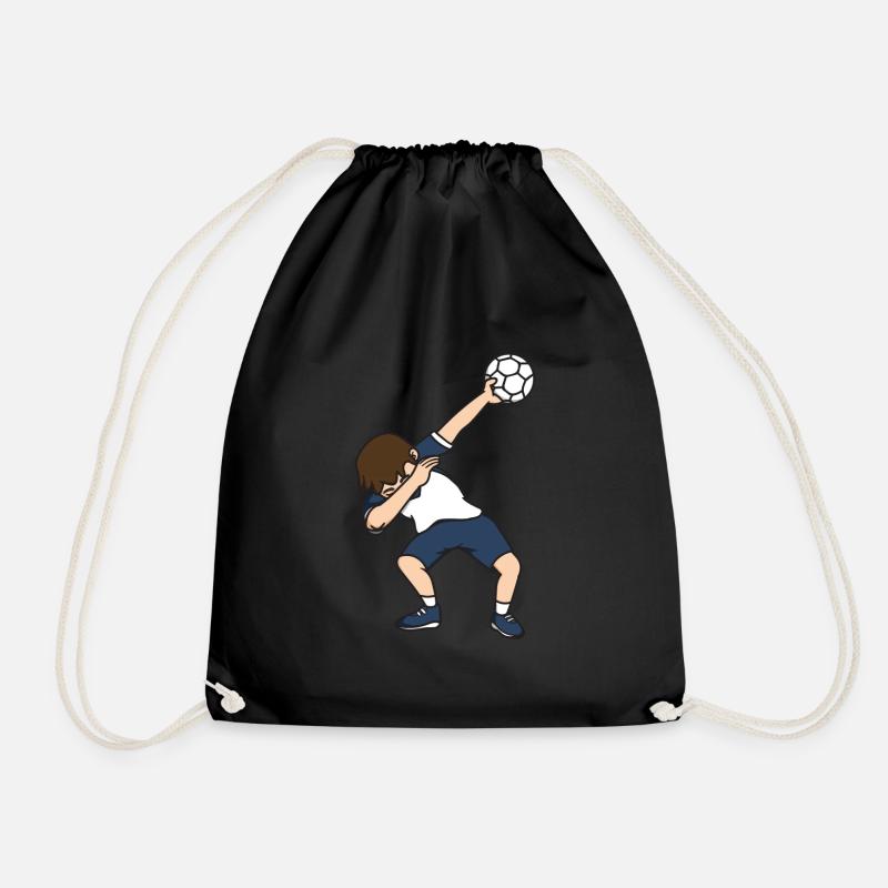 Handballer Dab Dabbing Handball Spieler Geschenk - Turnbeutel - Schwarz