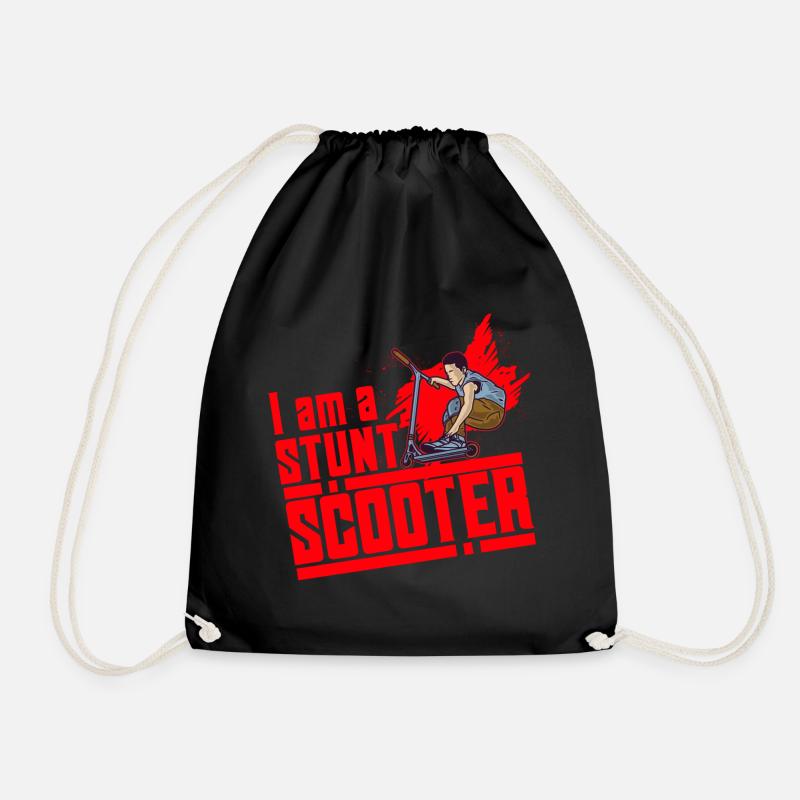 Scooter Stunt Tretroller - Turnbeutel - Schwarz