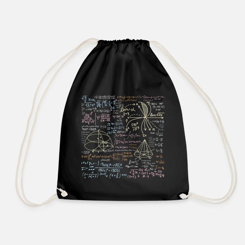 Lustige Mathematik-Problemlösung - Turnbeutel - Schwarz