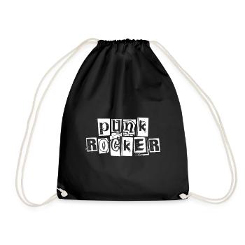 Punk rockers - Drawstring Bag - black - Front