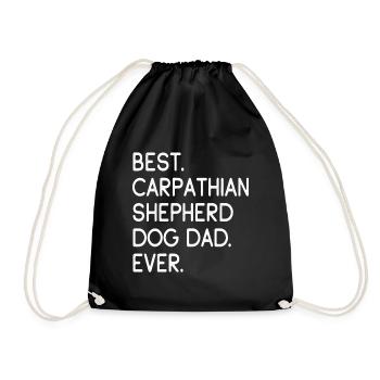 Carpathian Shepherd Dog Dad - Turnbeutel - Schwarz - Vorne