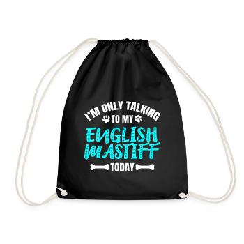 Deutsch Mastiff - Drawstring Bag - black - Front