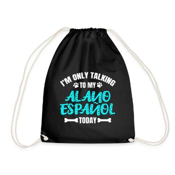 Alano Español - Turnbeutel - Schwarz - Vorne