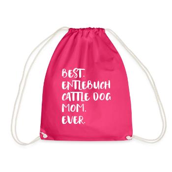 Entlebuch Cattle Dog Maman - Sac de sport léger - fuchsia - Devant