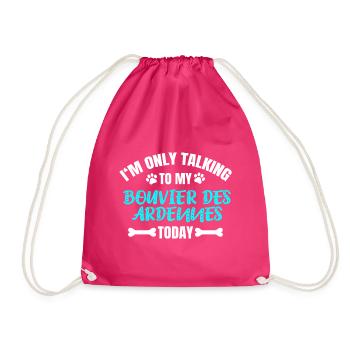 Bouvier Des Ardennes - Sac de sport léger - fuchsia - Devant