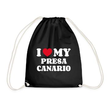 J’aime ma Presa Canario - Sac de sport léger - noir - Devant