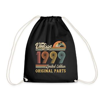 Vintage 1999 édition limitée pièces d’origine - Sac de sport léger - noir - Devant
