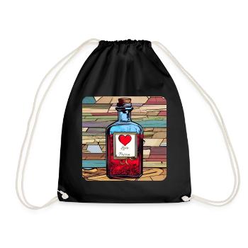 Elixir of Love - Drawstring Bag - black - Front