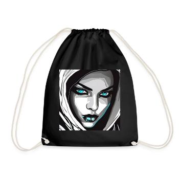 Fille Fantastique Cool - Sac de sport léger - noir - Devant