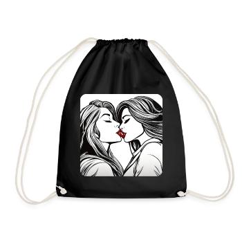 Sweet Girls - Drawstring Bag - black - Front