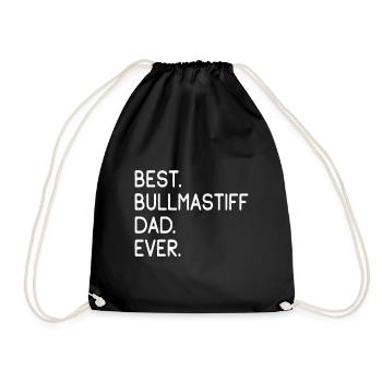 Bullmastiff - Drawstring Bag - black - Front