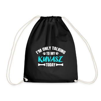 Kuvasz - Drawstring Bag - black - Front