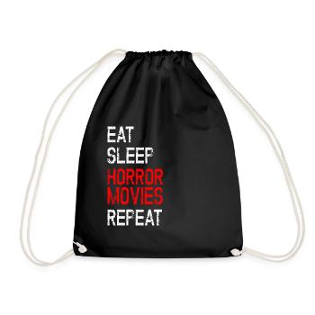 Films d’horreur Amateur de films d’horreur Fan - Sac de sport léger - noir - Devant