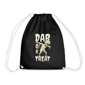 Dabbing Momie Halloween Dab Hip Hop - Sac de sport léger - noir - Devant