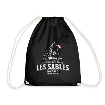 The Vendée is big in 2024 - Drawstring Bag - black - Front