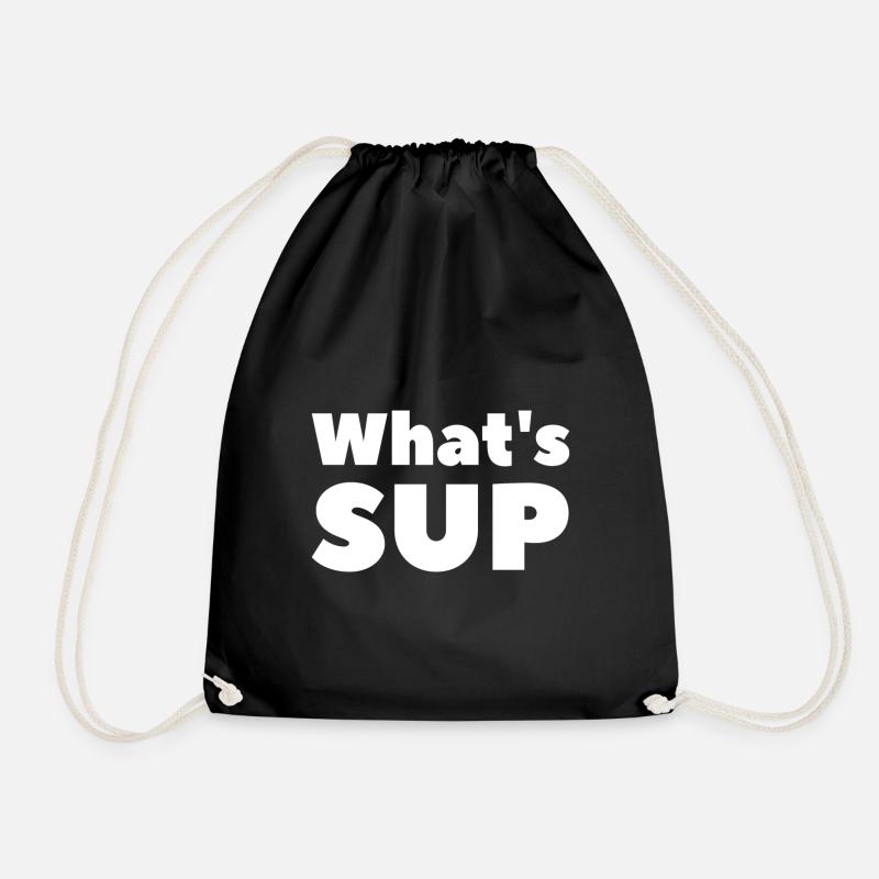 SUP Stand Up Paddling - Turnbeutel - Schwarz