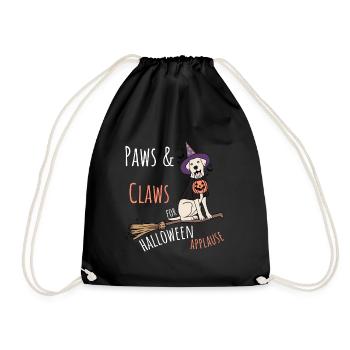 HALLOWEEN - Paws & Claws for Applause - Turnbeutel - Schwarz - Vorne