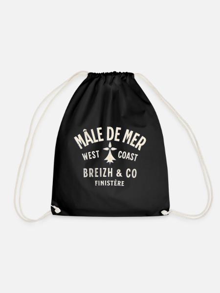 Mâle de mer Breizh Co 2 - Sac de sport léger - noir