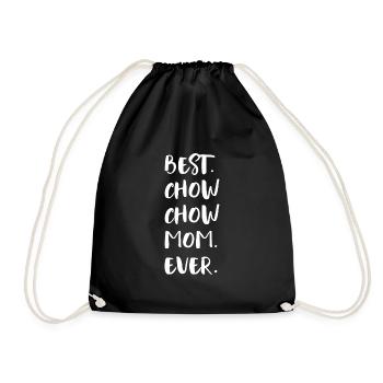 Chow Chow - Drawstring Bag - black - Front