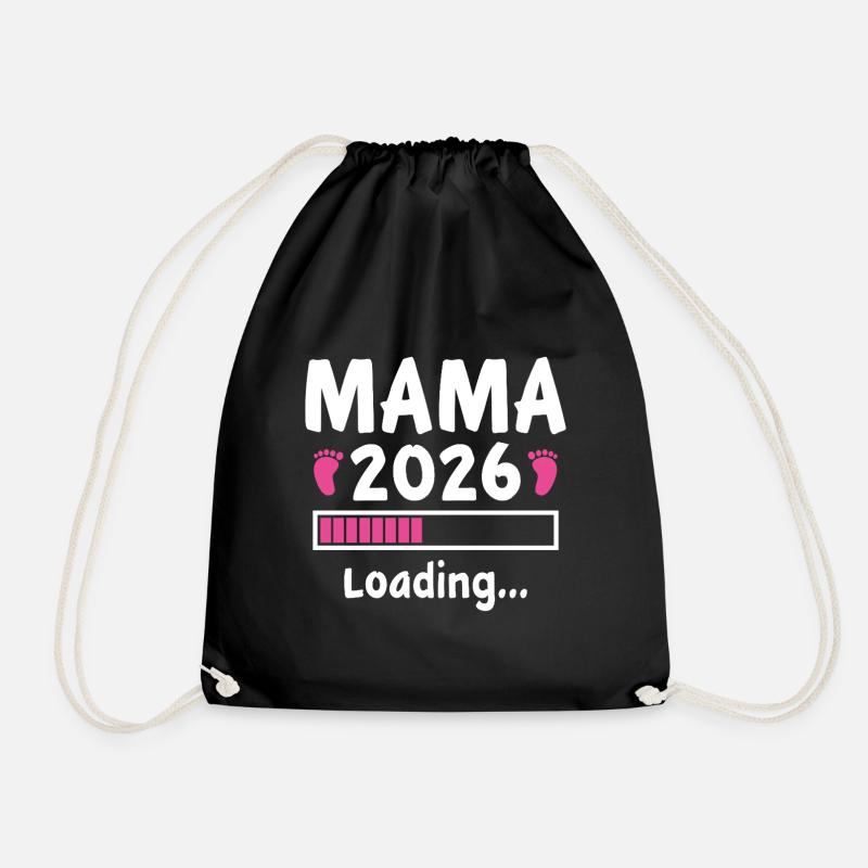 Mama 2026 Loading - Turnbeutel - Schwarz