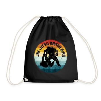 BJJ Brazilian Jiu Jitsu - Drawstring Bag - black - Front