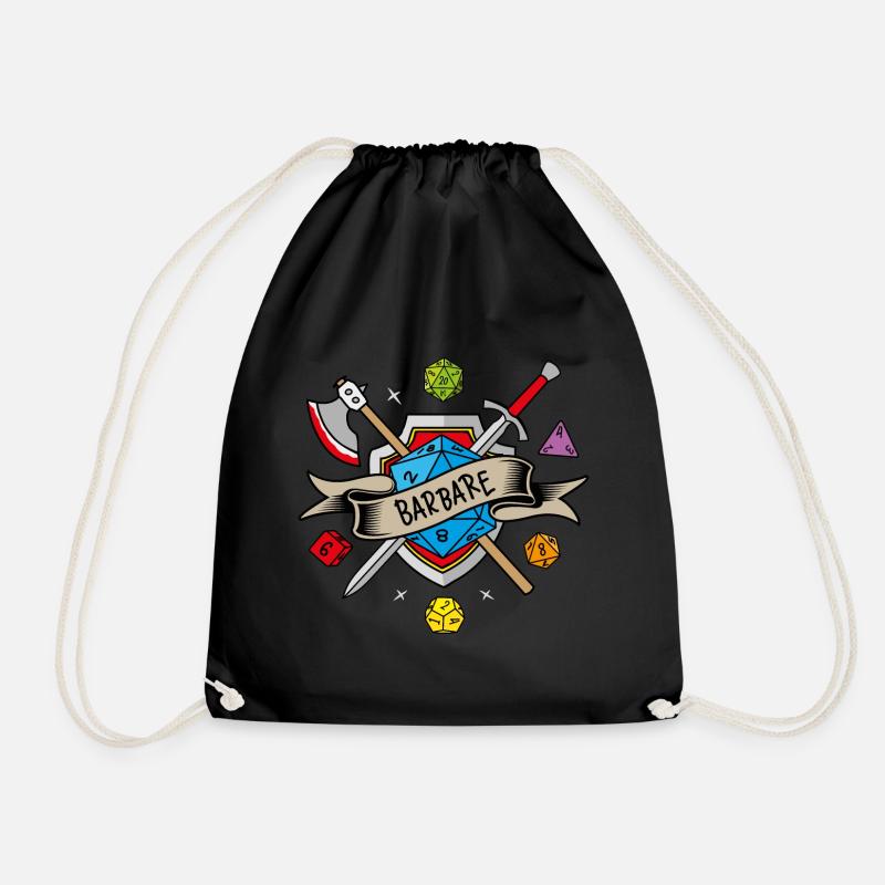 Barbare JDR & RPG - Sac de sport léger - noir
