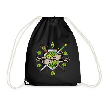 Druid RPG - Sac de sport léger - noir - Devant