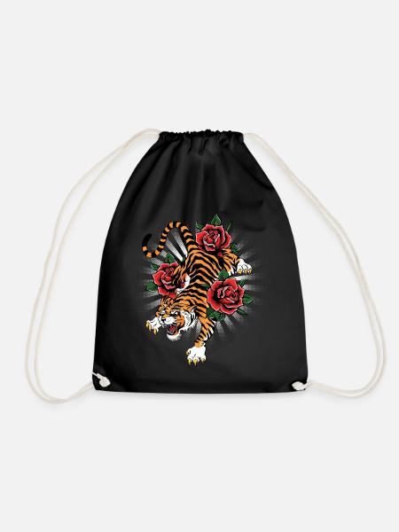 Tiger - Turnbeutel - Schwarz
