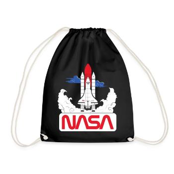 NASA Navette Spatiale 3 - Sac de sport léger - noir - Devant