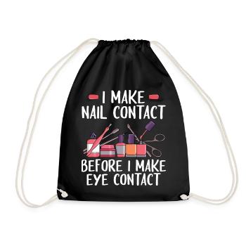 Ongles - Sac de sport léger - noir - Devant