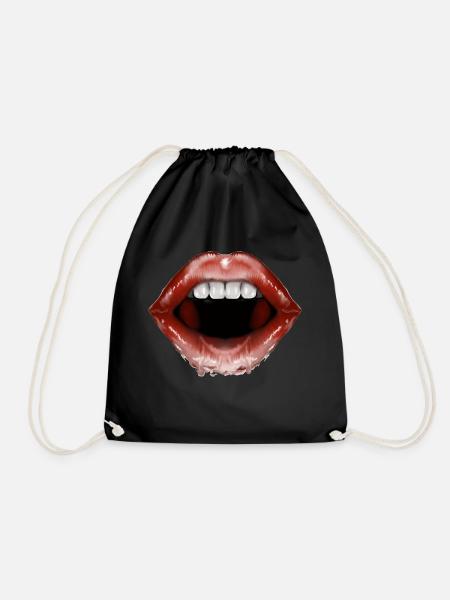 bouche - Sac de sport léger - noir