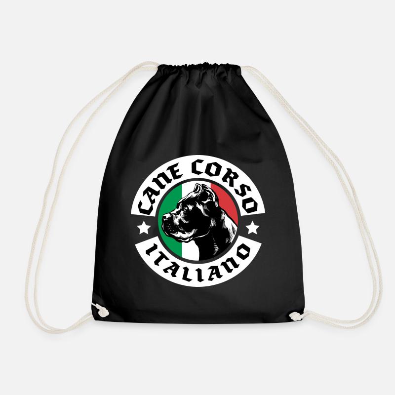 Cane Corso Italy - Turnbeutel - Schwarz