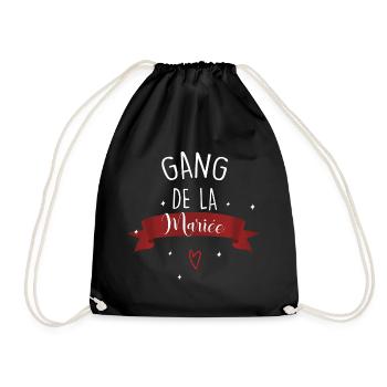 Gang de la mariée - Sac de sport léger - noir - Devant