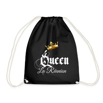 Queen île De La Réunion Pour Maman Et Fille - Sac de sport léger - noir - Devant