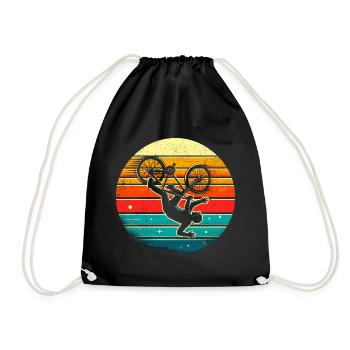 Drôle de cadeau pour maladroit - Sac de sport léger - noir - Devant