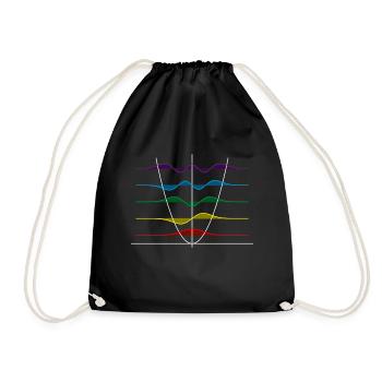 Oscillateur harmonique - Sac de sport léger - noir - Devant